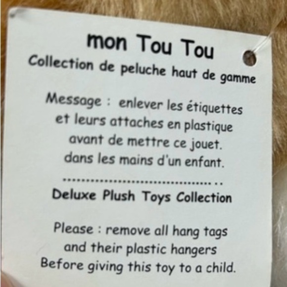 Mon Tou Tou Deluxe Plush Toys Collection - Puppy - Picture 4 of 4